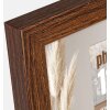 Cadre en bois ZEP Halle 10x15 cm Marron Profilé bloc Verre clair Poseur