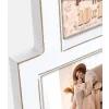 Cadre photo en bois ZEP Kepler 3Q Blanc 3 photos 10x15 cm Pose murale ou sur table