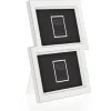 Cadre photo en bois ZEP Kepler 2Q 2 photos 10x15 cm blanc