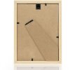 Cadre en bois ZEP Aosta blanc 15x20 cm avec support et suspension murale