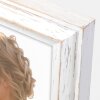 Cadre en bois ZEP Rosel blanc 20x30 cm Cadre portrait en bois avec support verre clair