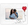 ZEP Felicia cadre photo 10x15 cm blanc bois avec application ballon