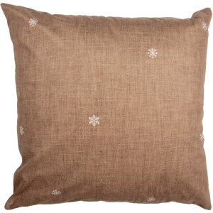 Clayre & Eef GBB22 Housse de coussin Marron Blanc...