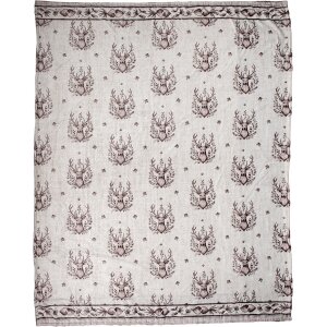 Clayre & Eef GTW60-1 Plaid Beige Marron 130x180 cm...