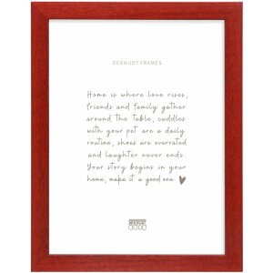 Deknudt S226K4 cadre photo bois rouge 15,0 x 20,0 cm