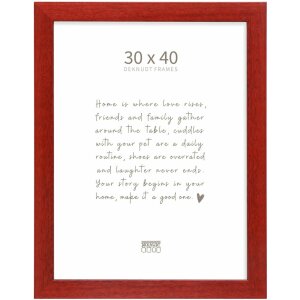 Deknudt S226K4 cadre photo bois rouge 30,0 x 40,0 cm