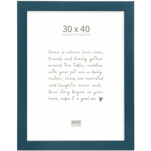 Deknudt S226K6 cadre photo bois bleu 30,0 x 40,0 cm