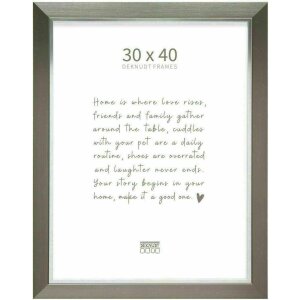 Deknudt S45VD1 cadre photo plastique argent 30,0 x 40,0 cm