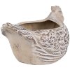 Clayre & Eef 6TE0542L Pot de fleurs Poulet Beige Marron 26x16x15 cm