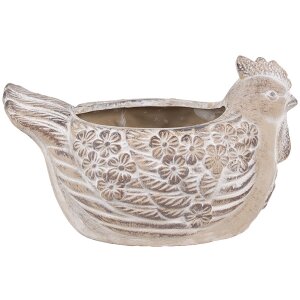 Clayre & Eef 6TE0542M Pot de fleurs Poulet...