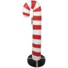 Clayre & Eef 5MG0047 Décoration canne à sucre rouge blanc 91 cm