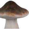 Clayre & Eef 6CE1765 Décoration Champignon Céramique Marron Blanc Ø 11x12 cm