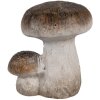 Clayre & Eef 6CE1767 Décoration Champignons Céramique Marron Blanc 6x5x7 cm