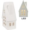 Clayre & Eef 6CE1794 Décoration Maison LED Porcelaine Beige 9x6x15 cm