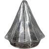 Clayre & Eef 6GL4570ZI Sapin de Noël LED Ø 14x16 cm Argent Vintage Look