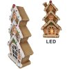 Clayre & Eef 6MG0051 Décoration Maison LED Marron Blanc 24x11x41 cm 2xAAA