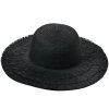 Juleeze JZHA0102Z chapeau femme noir design franges élégance