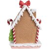 Clayre & Eef 6PR4258 Porte-chaussettes de Noël Maison en pain dépices 13x11x18 cm