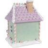 Clayre & Eef 6PR4267 Maison décorative Noël Vert Rose Violet 17x14x21 cm