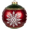 Clayre & Eef 6PR4249 Boule de Noël rouge polyrésine Ø 39x44 cm