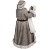 Clayre & Eef 6PR4282 Père Noël Décoratif Gris 22x18x40 cm Classique