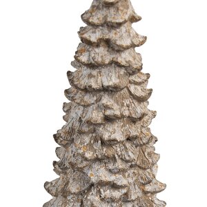 Clayre & Eef 6PR4288 Arbre décoratif blanc beige Ø 13x30 cm Polyrésine rustique