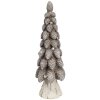 Clayre & Eef 6PR4297 Arbre de décoration brun blanc Ø 8x24 cm Polyrésine