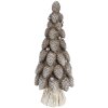 Clayre & Eef 6PR4298 Arbre décoratif brun blanc Ø 7x19 cm style campagnard Polyrésine