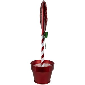 Clayre & Eef 6Y5627 Décoration Lollipop rouge métal 12x9x31 cm