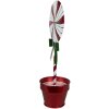 Clayre & Eef 6Y5627 Décoration Lollipop rouge métal 12x9x31 cm