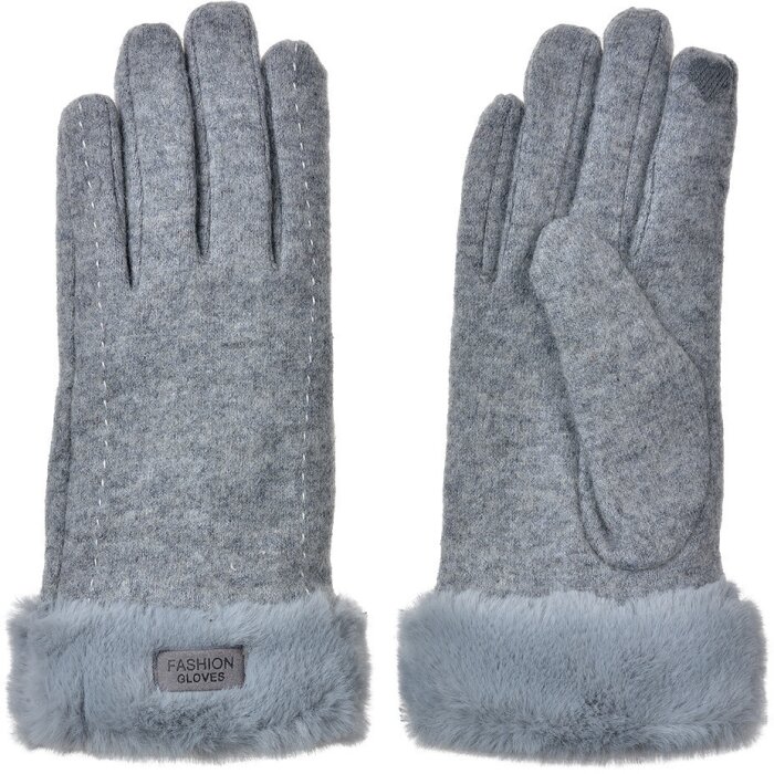 Juleeze JZGL0090G Gants gris 9x23x2 cm 100% polyester