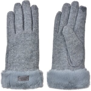 Juleeze JZGL0090G Gants gris 9x23x2 cm 100% polyester