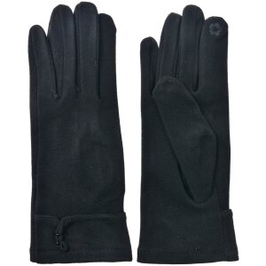 Juleeze JZGL0092Z Gants Noir 9x23x1 cm 100% Polyester