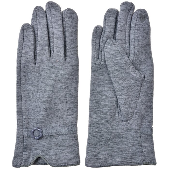 Juleeze JZGL0094G Gants gris 9x23x1 cm 100% polyester idéal pour lhiver