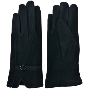 Juleeze JZGL0094Z Gants noir 9x23x1 cm 100% polyester...