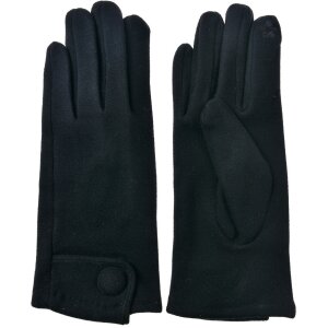 Juleeze JZGL0095Z Gants 9x23x1 cm noir polyester chaud