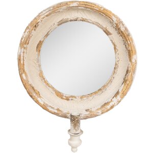 Clayre & Eef 62S304 Miroir mural avec lampe Shabby...