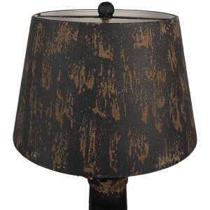 Clayre & Eef 6LMC0089 Lampe de table bois fer...