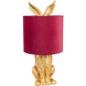 Clayre & Eef 6LMC0099GOVBU Lampe de table Lapin Or...