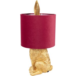 Clayre & Eef 6LMC0099GOVBU Lampe de table Lapin Or...