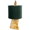 Clayre & Eef 6LMC0099GOVGR Lampe de table design lapin or vert Ø 20x43 cm E27