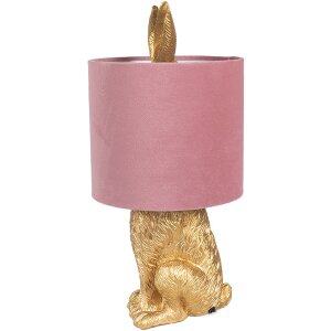 Clayre & Eef 6LMC0099GOVP Lampe de table lapin or...