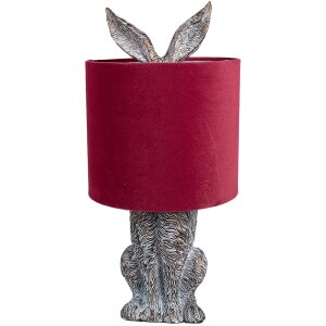 Clayre & Eef 6LMC0099VBU Lampe de table design lapin...