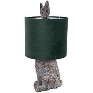 Clayre & Eef 6LMC0099VGR Lampe de table Design Lapin...