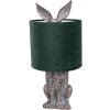 Clayre & Eef 6LMC0099VGR Lampe de table Design Lapin Vert Ø 20x43 cm E27 60W