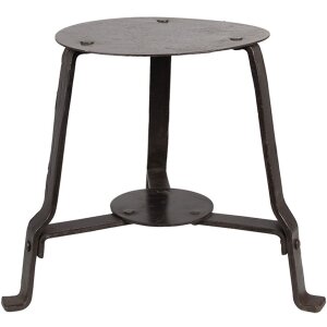 Clayre & Eef 6UNY0010 Table pour plantes noire ronde...