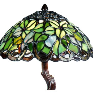 LumiLamp 5LL-6343 Lampe de table Tiffany Vert...