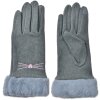 Juleeze JZGL0102G Gants gris 9x23x2 cm écran tactile design chat