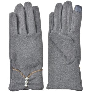 Juleeze JZGL0105 Gants gris 9x23x1 cm Compatible...