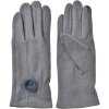 Juleeze JZGL0107 Gants gris 9x23x1 cm avec détail pompon chaud et doux